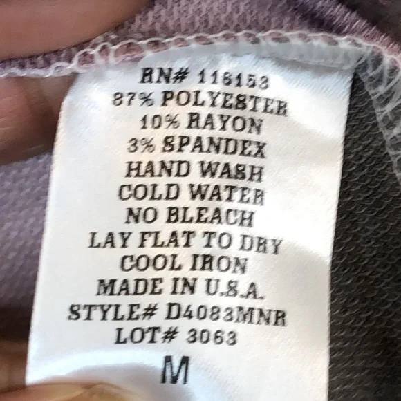 NWT Thyme + Honey Womens Swing Purple & Gray Tie Dye Top SIZE MEDIUM - Picture 3 of 7